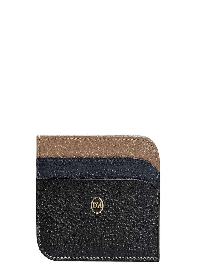 Da Milano Leather Card Holder for Men & for Women - Black (CA-10336) - Image 1